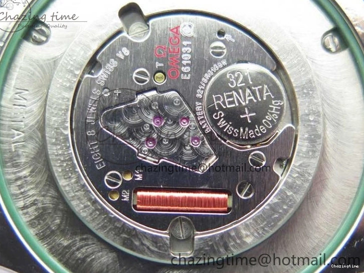 0402 Ladies’ De Ville Trésor Diamond SS 3AF 1:1 Best Edition White Dial On Red Leather Strap Swiss Quartz Snug 7885